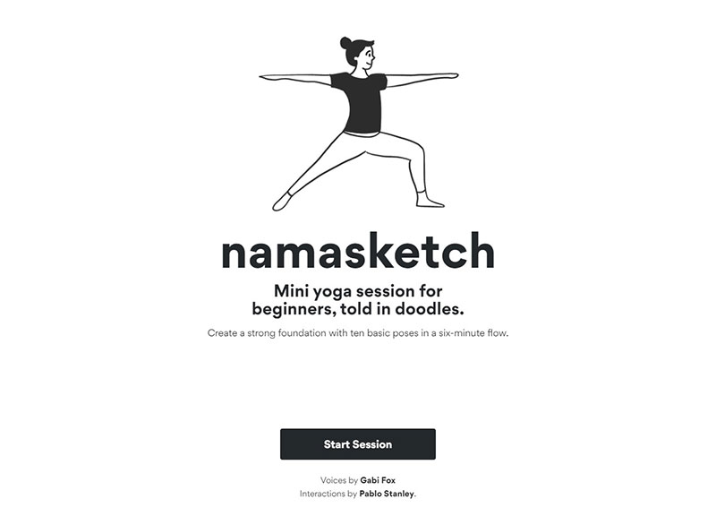 Namasketch_瑜伽初学课程