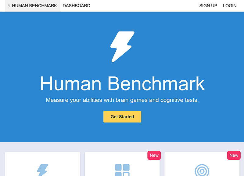 人类基准测试网站_Human Benchmark