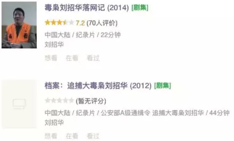 档案:追捕大毒枭刘招华