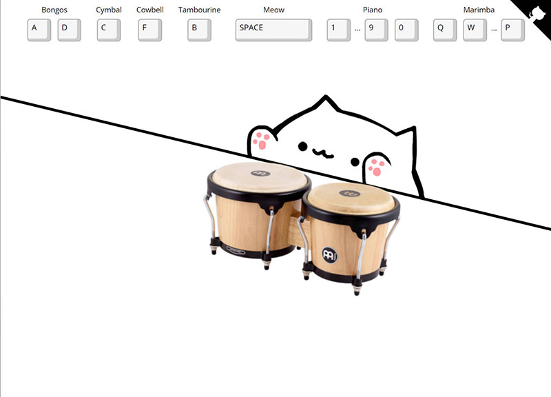 Bongo Cat_一只打乐器的小猫咪