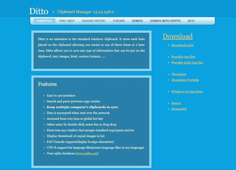 Ditto_开源免费的Windows剪贴板增强神器